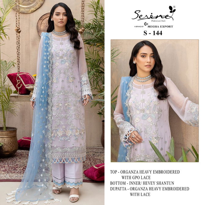 S 144 By Serine Designer pakistani salwar Suit Catalog